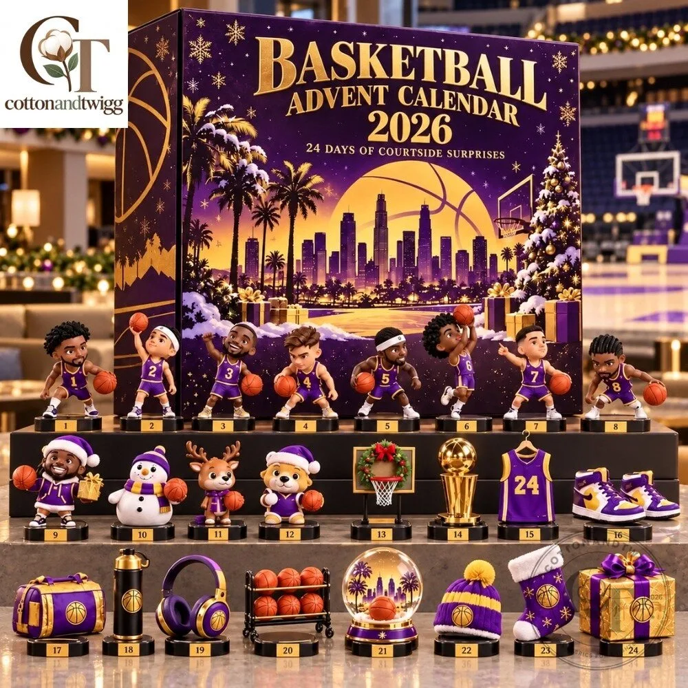 Basketball Advent Calendar 2026 - 24 Days Courtside Player Christmas Gift Box 4 Basketball Advent Calendar 2026 - 24 Days Courtside Player Christmas Gift Box