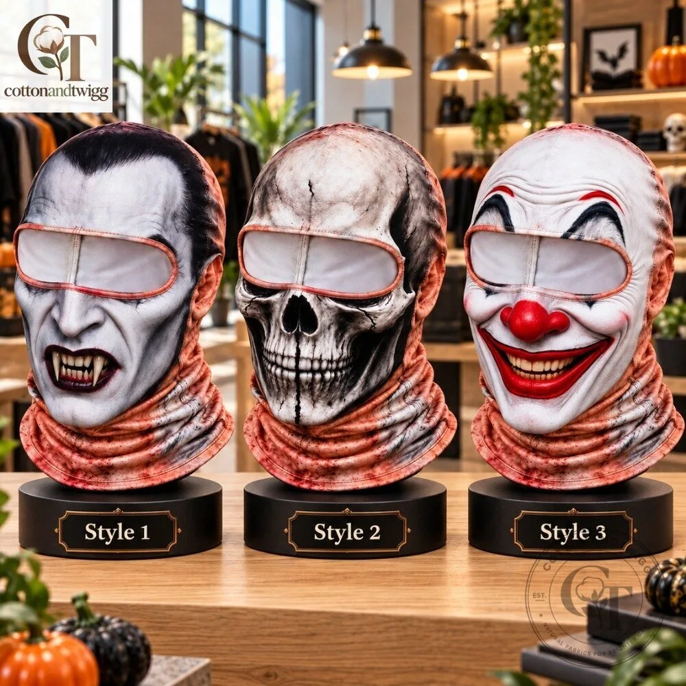 Halloween Horror Balaclava 2026 - Scary Vampire Skull Clown Full Face Ski Mask Cosplay Party 4 Halloween Horror Balaclava 2026 - Scary Vampire Skull Clown Full Face Ski Mask Cosplay Party