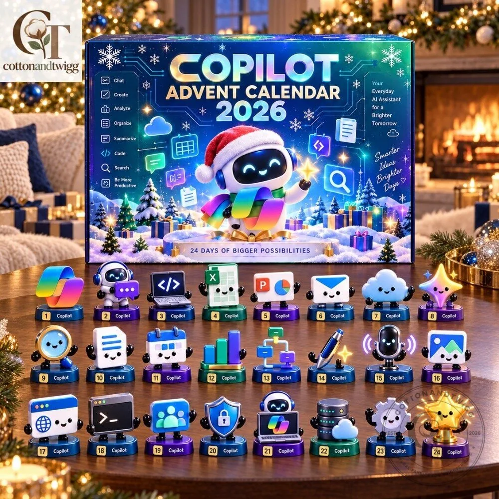 Copilot Advent Calendar 2026 - 24 Days AI Assistant Tech Christmas Gift Box