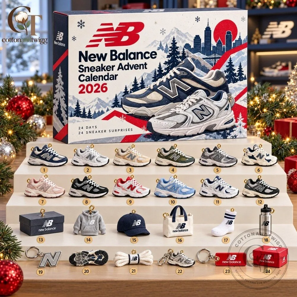 New Balance Sneaker Advent Calendar 2026 - 24 Days Christmas Countdown Shoes Gift Box