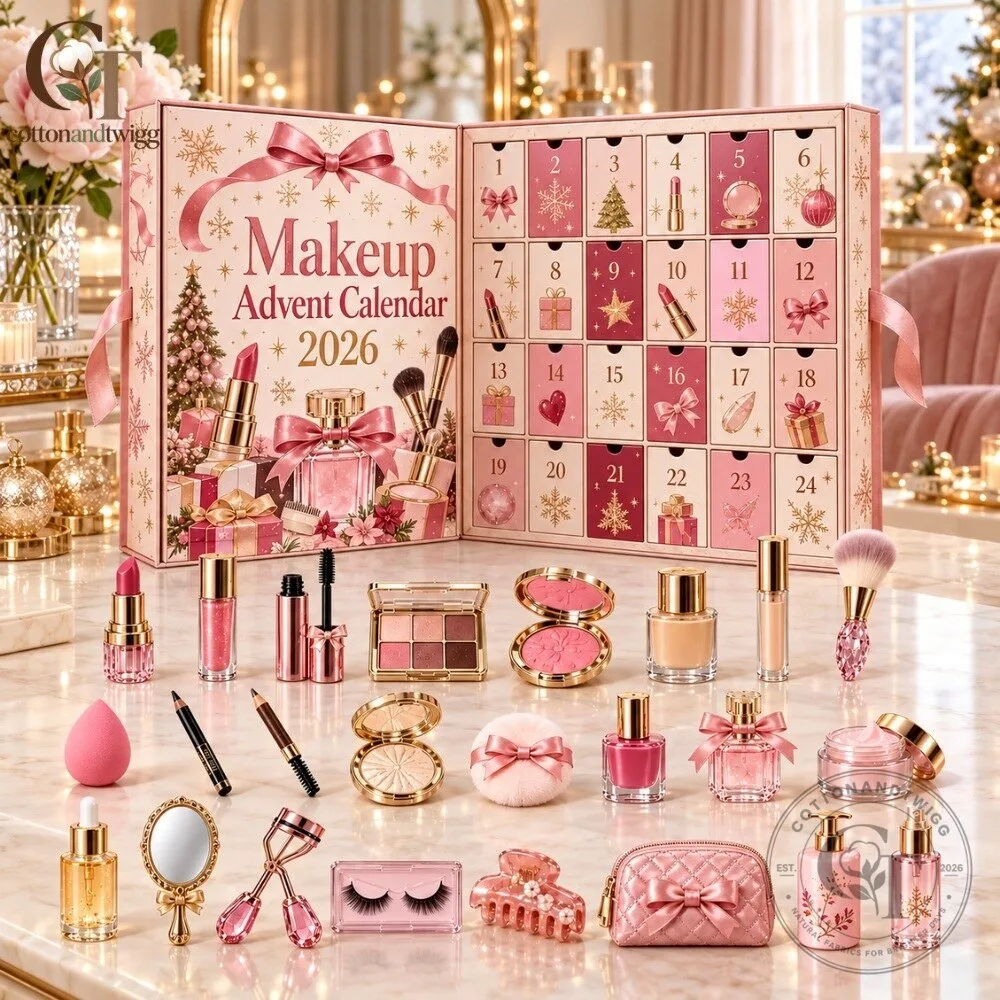 Makeup Advent Calendar 2026 - 24 Days Christmas Countdown Beauty Cosmetics Gift Box