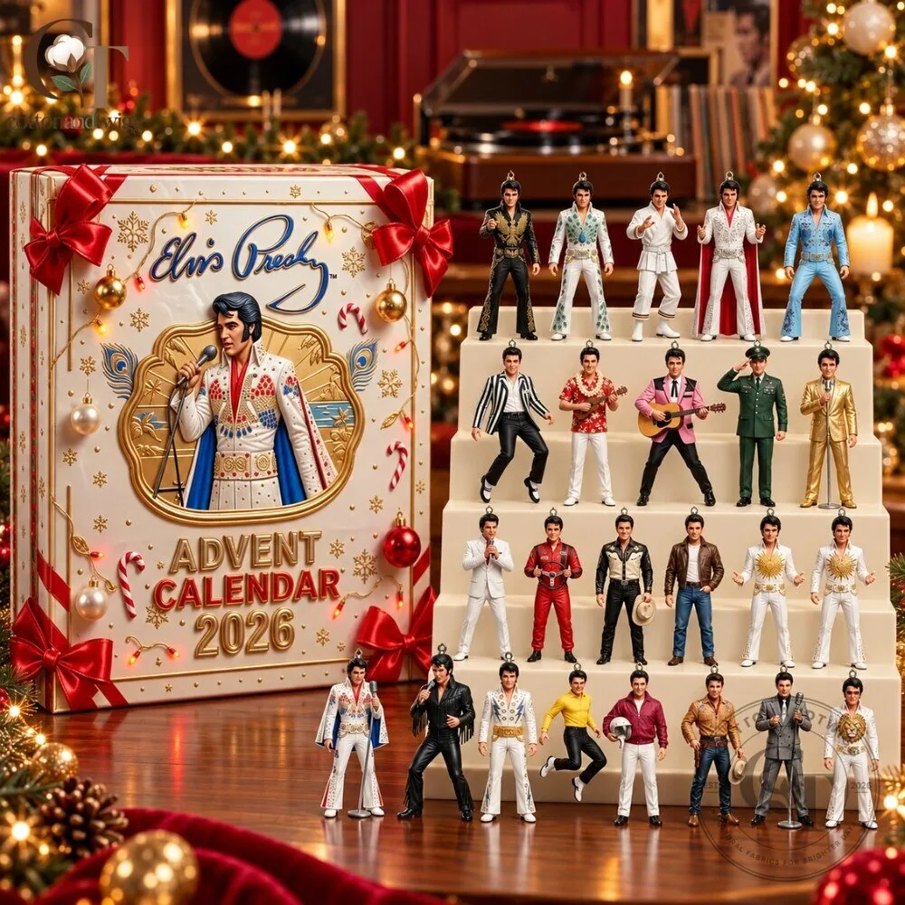Elvis Presley Advent Calendar 2026 - 24-Day Christmas Countdown Set
