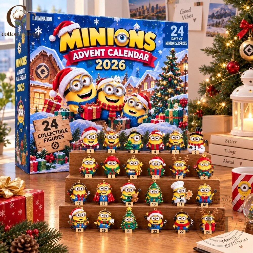 Minions Illumination 2026 Advent Calendar 24 Days Christmas Countdown Collectible