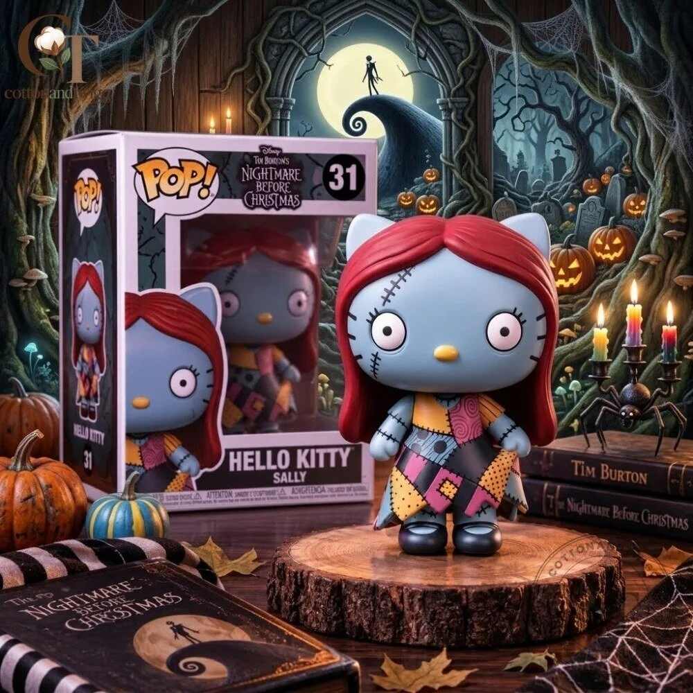 Funko Pop Hello Kitty Sally x The Nightmare Before Christmas Vinyl Figure 4 Funko Pop Hello Kitty Sally x The Nightmare Before Christmas Vinyl Figure