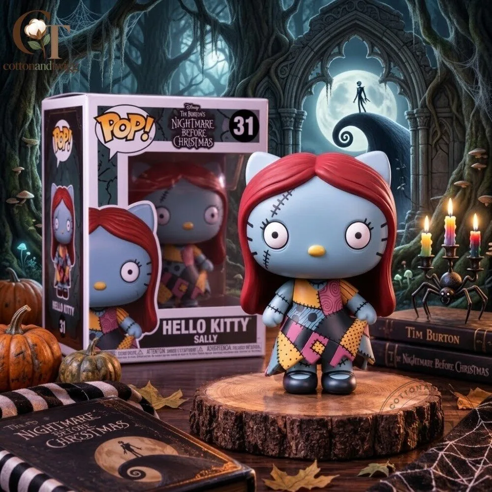 Funko Pop Hello Kitty Sally x The Nightmare Before Christmas Vinyl Figure 5 Funko Pop Hello Kitty Sally x The Nightmare Before Christmas Vinyl Figure