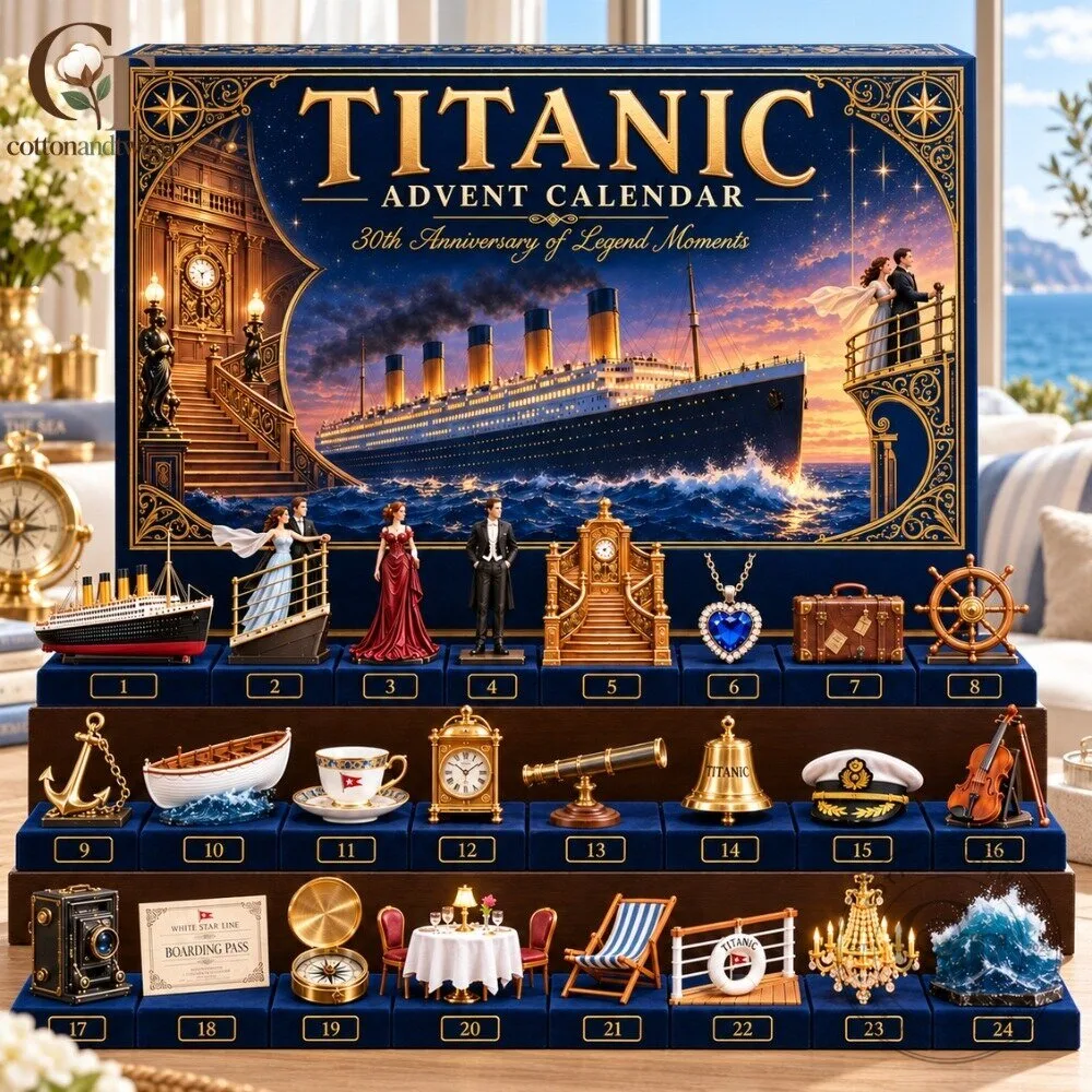Titanic Advent Calendar 2026 - 24-Day 30th Anniversary Christmas Countdown Box