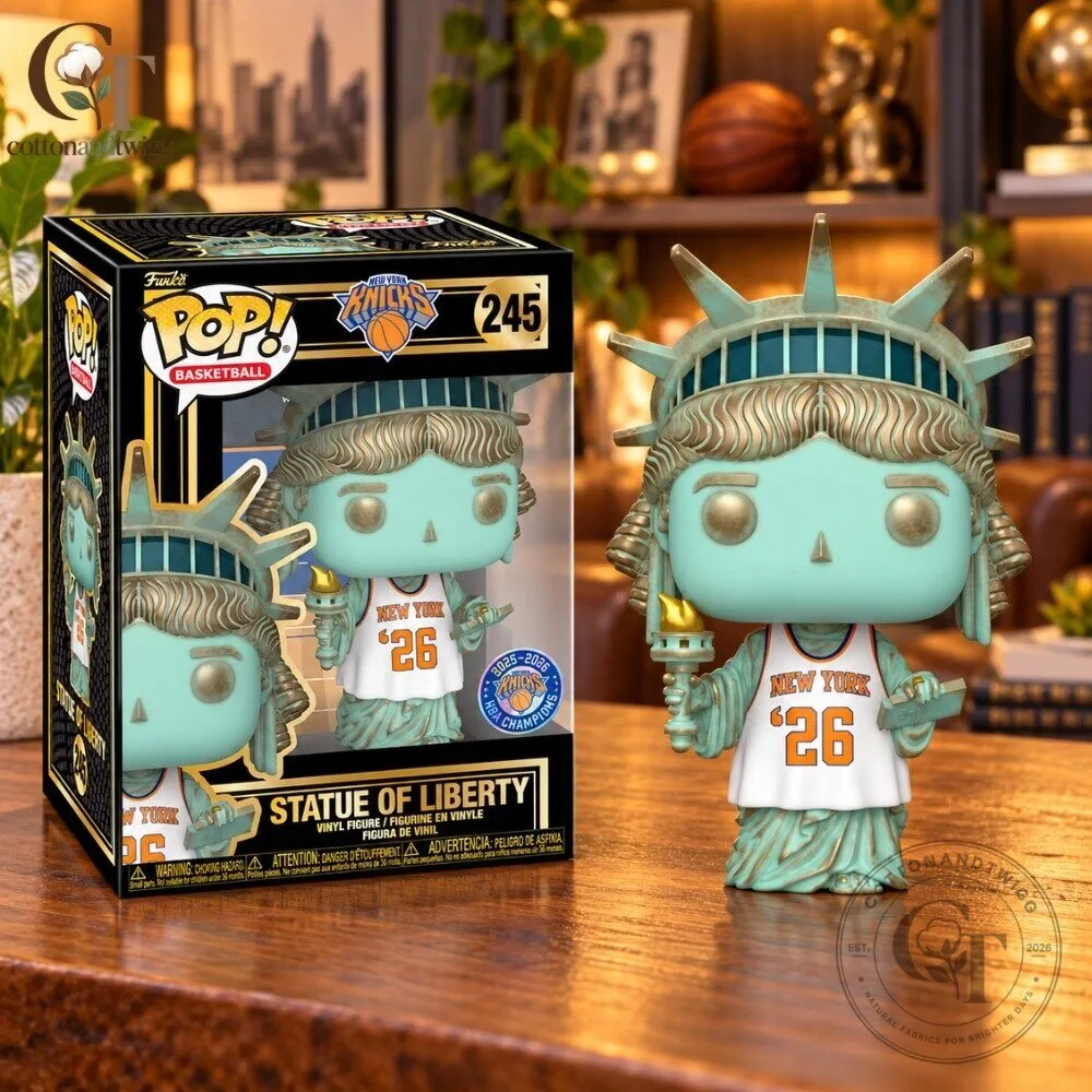 Funko Pop NBA Basketball New York Knicks Ring Night Statue of Liberty Vinyl Figure