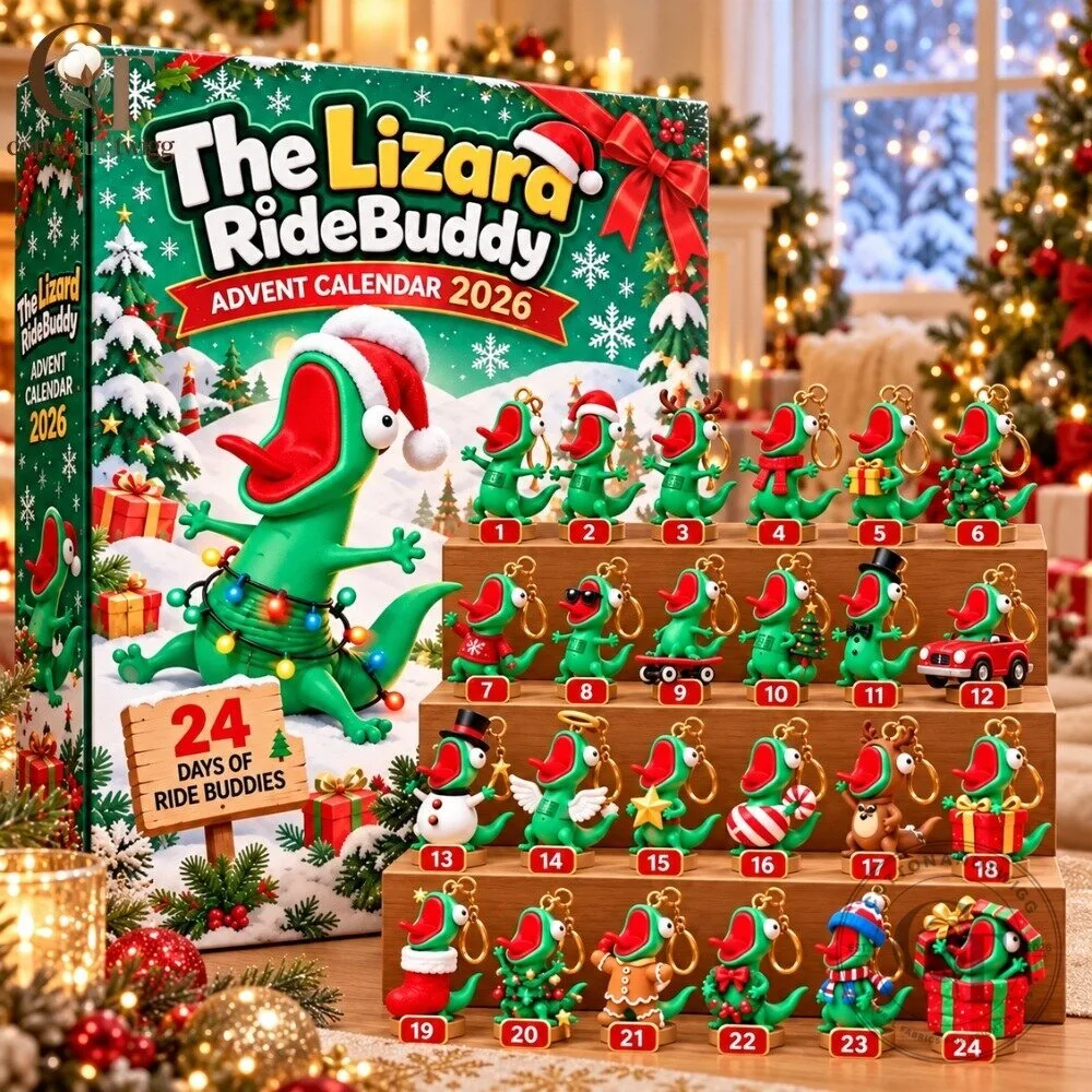 The Lizard RideBuddy Advent Calendar 2026 - 24 Days of Ride Buddies Christmas Countdown Box