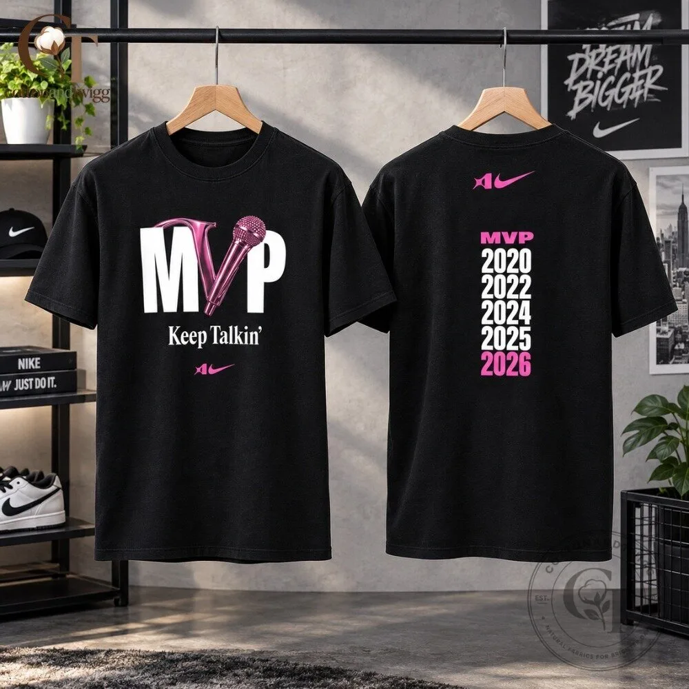 WNBA A’ja Wilson Nike MVP Keep Talkin' T Shirt 4 WNBA A’ja Wilson Nike MVP Keep Talkin