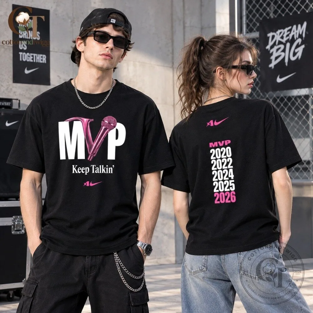 WNBA A’ja Wilson Nike MVP Keep Talkin' T Shirt 5 WNBA A’ja Wilson Nike MVP Keep Talkin