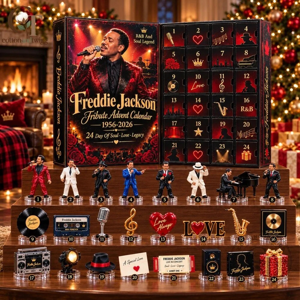 Freddie Jackson Tribute Advent Calendar 1956-2026 - 24 Days of Soul Love Legacy Christmas Countdown Box 5 Freddie Jackson Tribute Advent Calendar 1956-2026 - 24 Days of Soul Love Legacy Christmas Countdown Box
