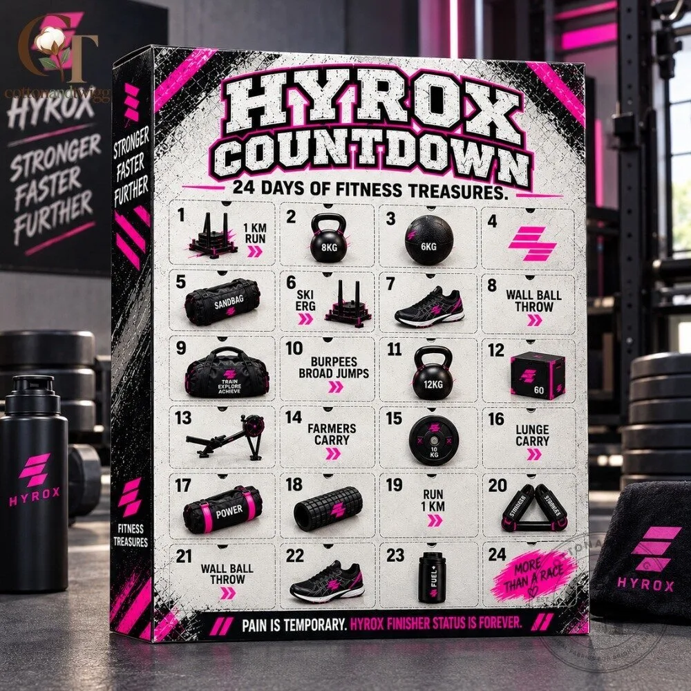 HYROX Fitness Advent Calendar 2026 - 24 Days Workout Gear & Accessories Christmas Countdown Box 5 HYROX Fitness Advent Calendar 2026 - 24 Days Workout Gear & Accessories Christmas Countdown Box