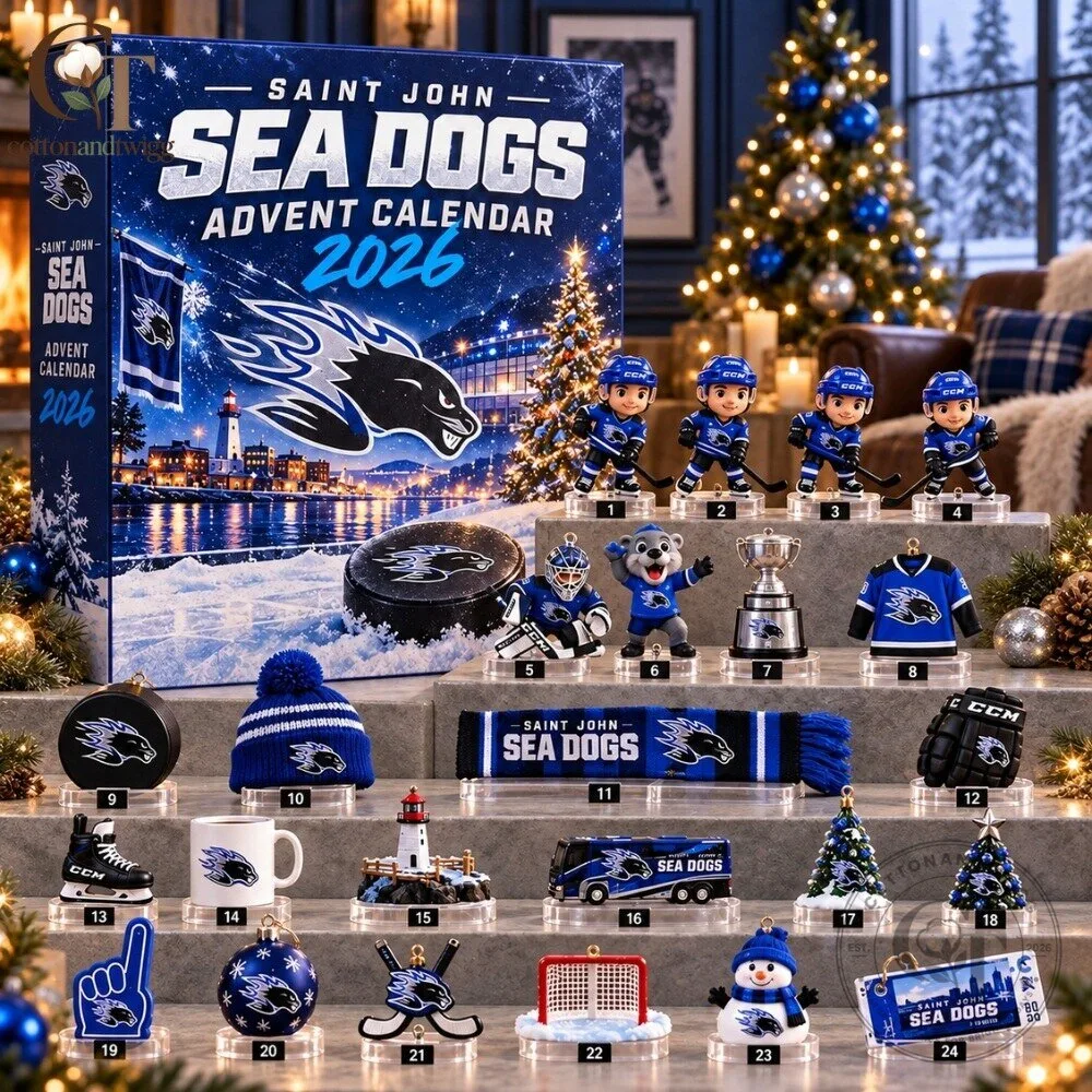 Saint John Sea Dogs Advent Calendar 2026 - 24 Days Hockey Christmas Countdown Box 5 Saint John Sea Dogs Advent Calendar 2026 - 24 Days Hockey Christmas Countdown Box