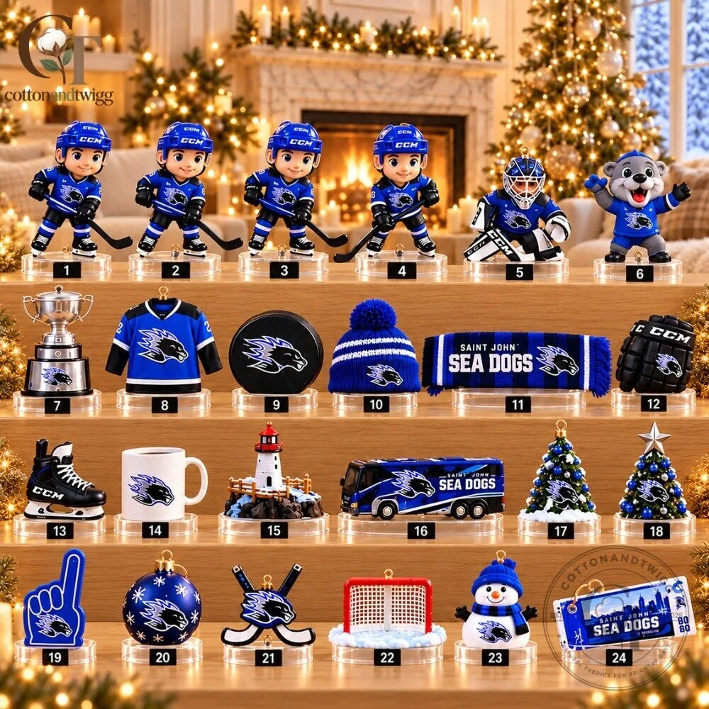 Saint John Sea Dogs Advent Calendar 2026 - 24 Days Hockey Christmas Countdown Box 6 Saint John Sea Dogs Advent Calendar 2026 - 24 Days Hockey Christmas Countdown Box