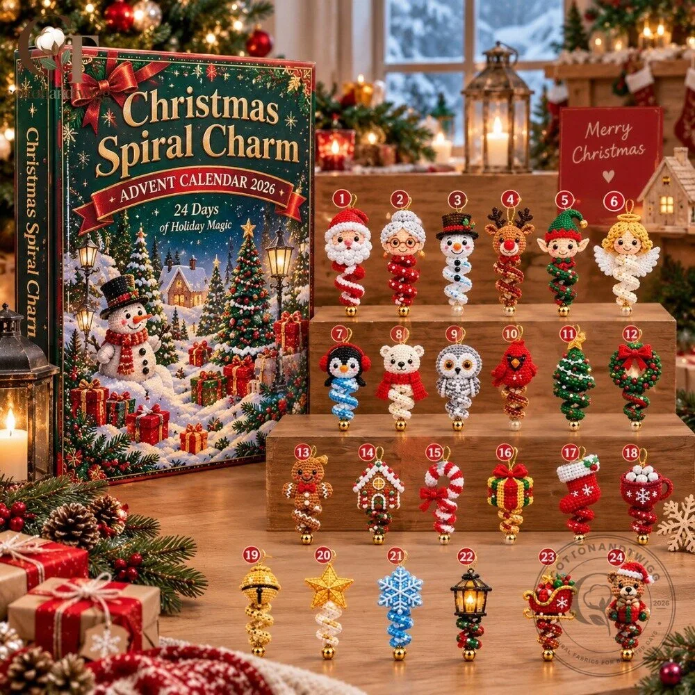 24 Days Christmas Spiral Charm Advent Calendar 2026