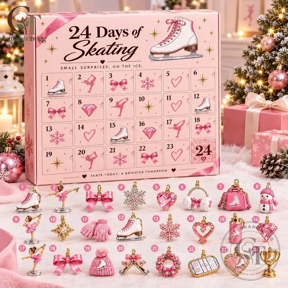 24 Days of Skating Advent Calendar 2026 - Ice Skating Christmas Countdown Box