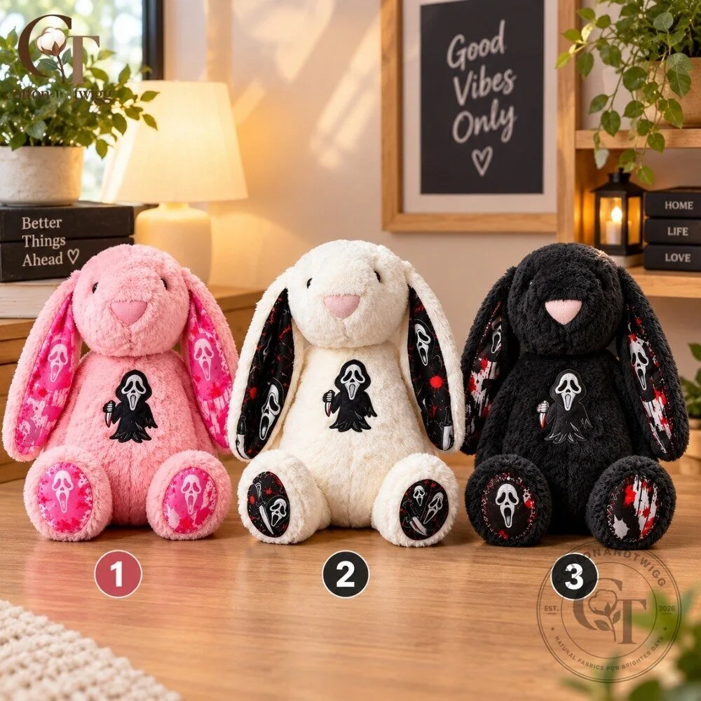 Ghostface Scream Bunny Plush Doll 2026