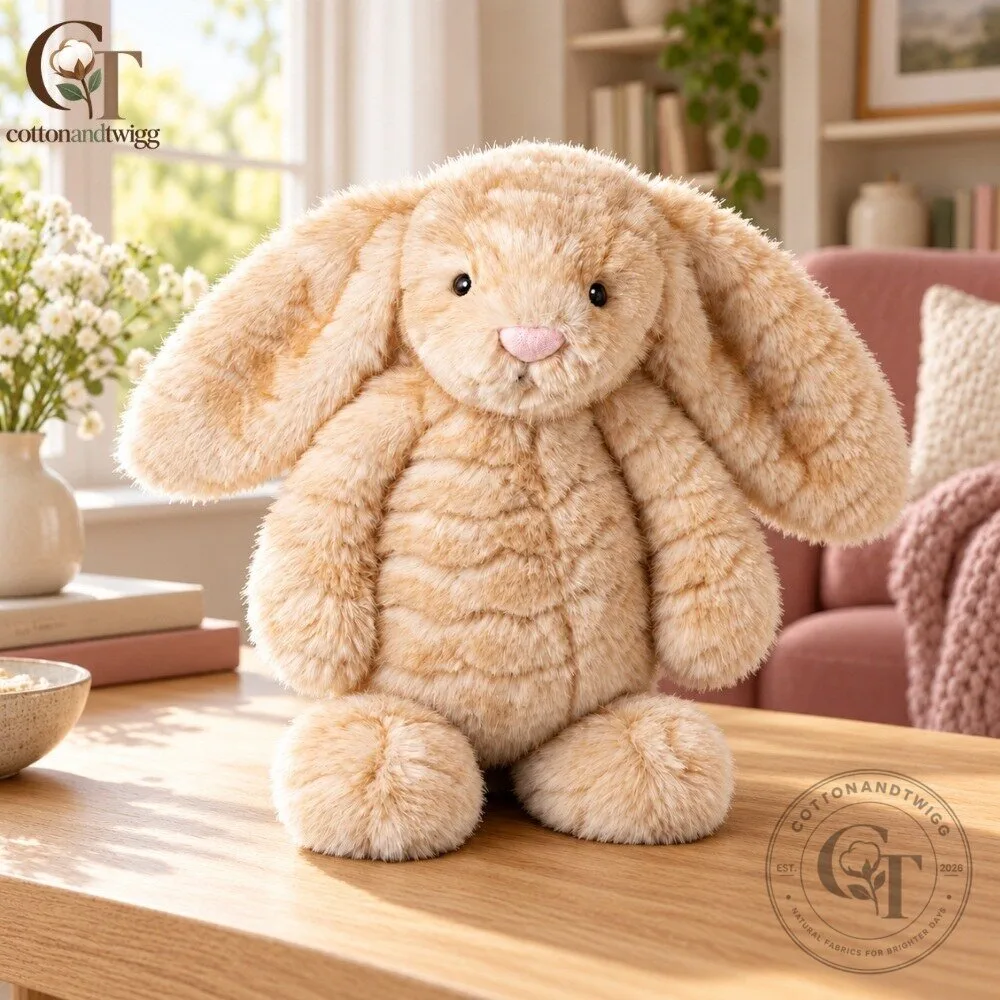 Jellycat Franilla Luxe Bunny Stuffed Animal Plushie Toy 4 Jellycat Franilla Luxe Bunny Stuffed Animal Plushie Toy