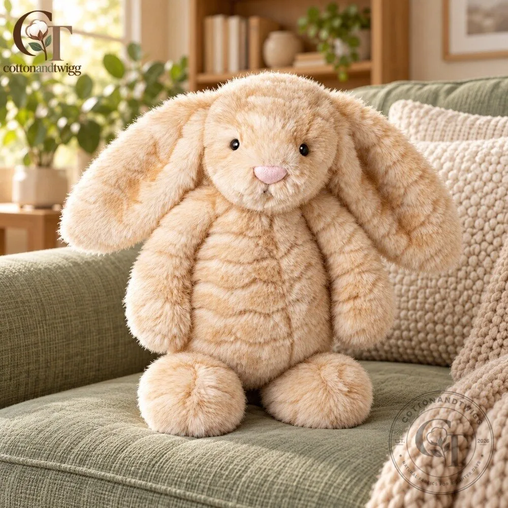 Jellycat Franilla Luxe Bunny Stuffed Animal Plushie Toy 5 Jellycat Franilla Luxe Bunny Stuffed Animal Plushie Toy