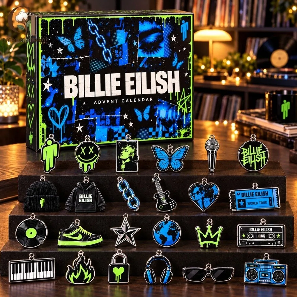 Billie Eilish Advent Calendar 2026 - Pop Music Christmas Countdown Box 4 Billie Eilish Advent Calendar 2026 - Pop Music Christmas Countdown Box