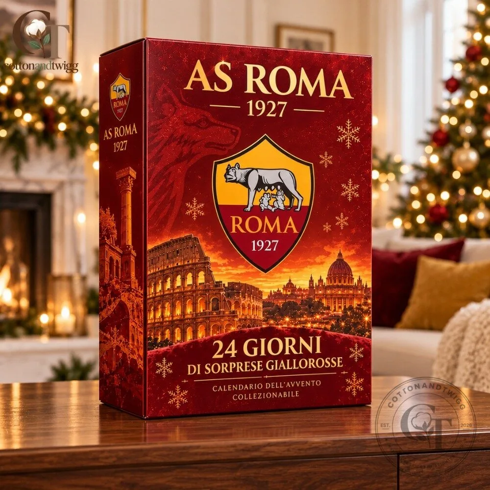 AS Roma 1927 Advent Calendar 2026 - 24 Days Of Giallorossi Italian Soccer Christmas Countdown Box 5 AS Roma 1927 Advent Calendar 2026 - 24 Days Of Giallorossi Italian Soccer Christmas Countdown Box