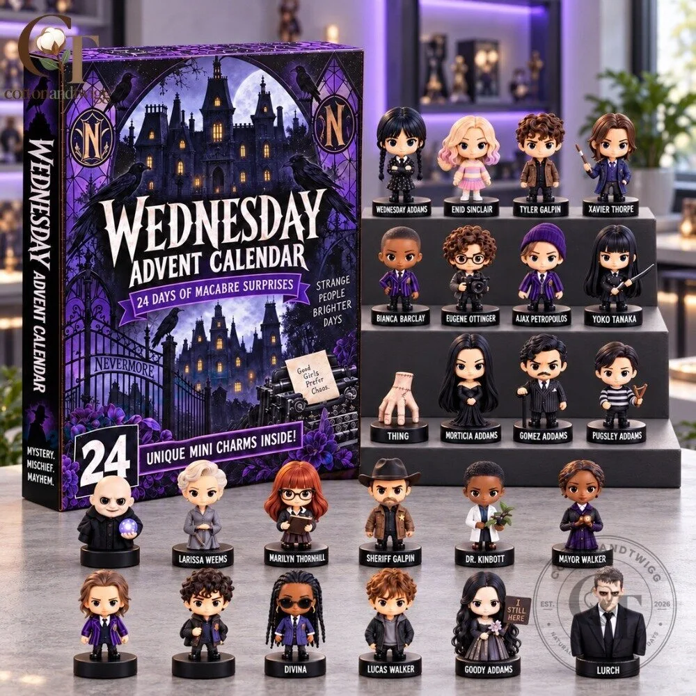 24 Days Of Wednesday Addams Advent Calendar 2026