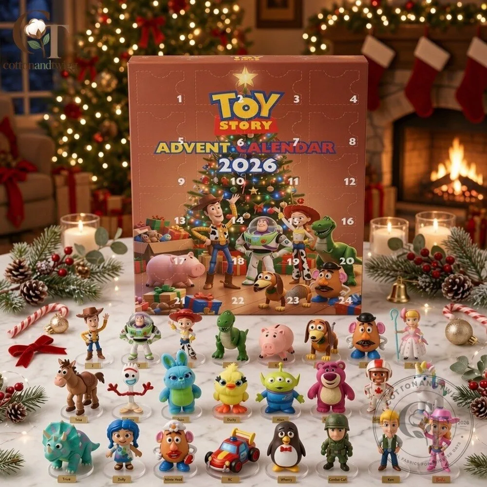 Disney Pixar Toy Story Advent Calendar 2026 - 24 Days Woody Buzz Lightyear Christmas Countdown Box