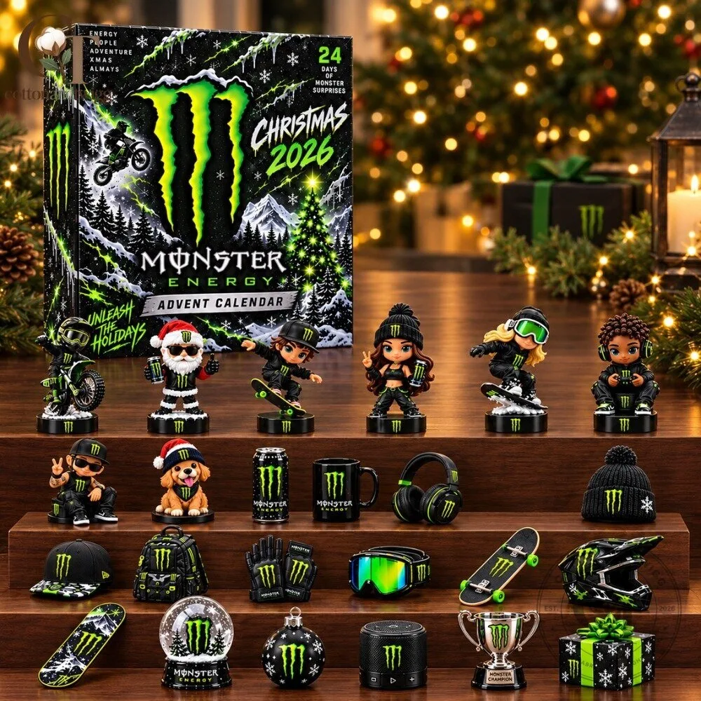 Monster Energy Advent Calendar 2026 - 24 Days Of Monster Christmas Countdown Box 3 Monster Energy Advent Calendar 2026 - 24 Days Of Monster Christmas Countdown Box