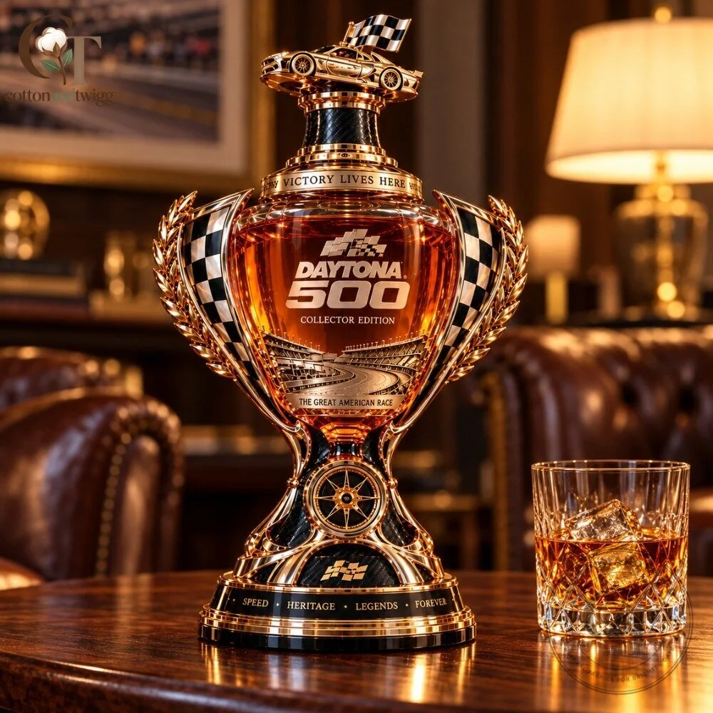 Daytona 500 Collector Edition Whiskey Decanter Bottle 2026