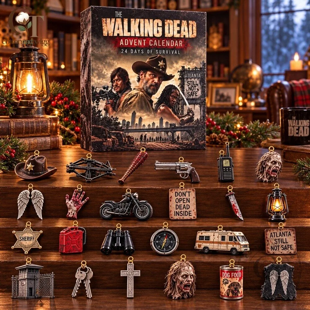 The Walking Dead Advent Calendar 2026 - 24 Days Of Survival Rick Grimes & Daryl Countdown Box