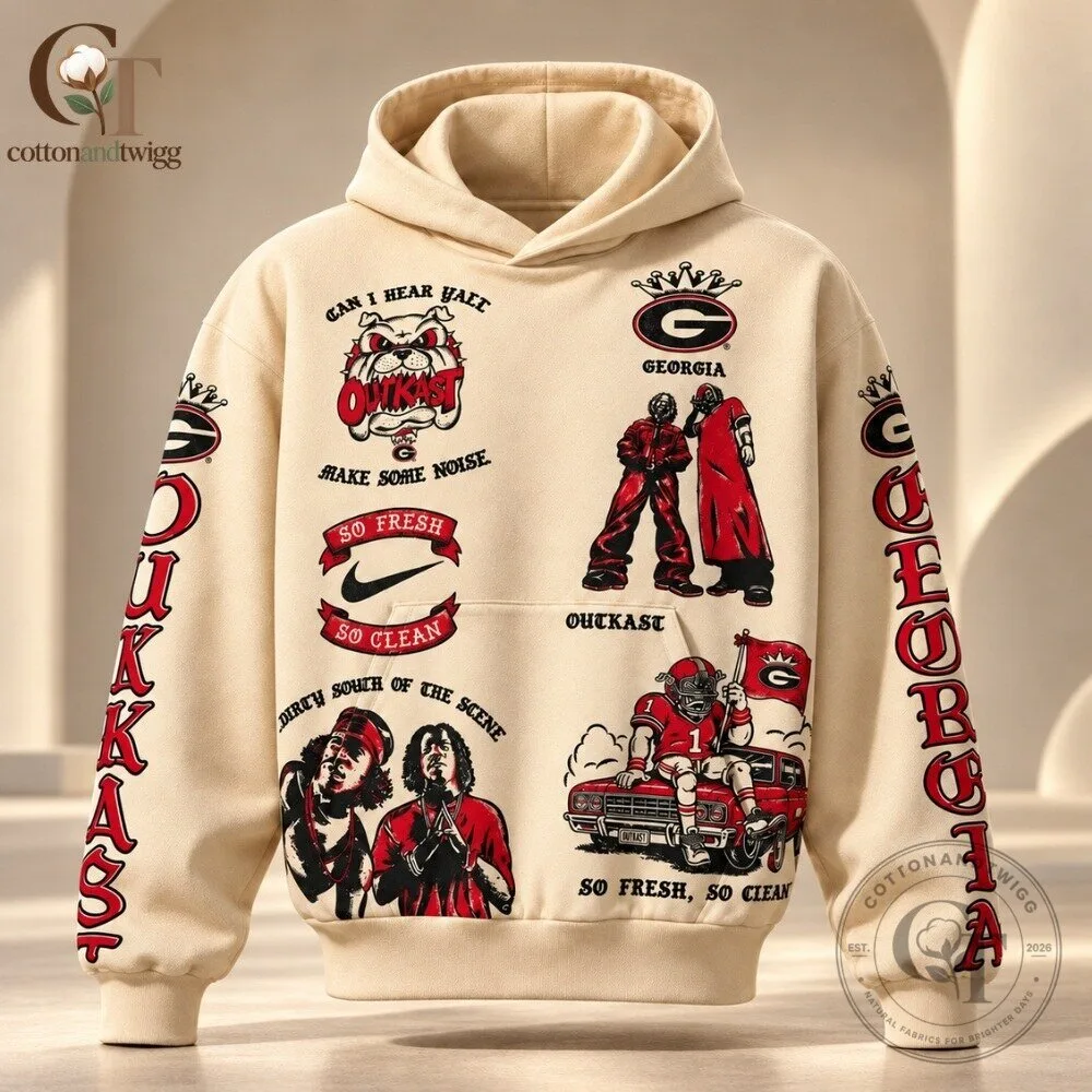 Nike x Class Trip x UGA x Outkast Senior Hoodie Special - Georgia Bulldogs Hip-Hop