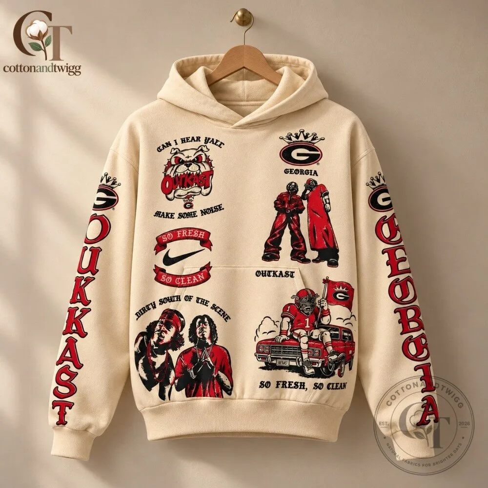 Nike x Class Trip x UGA x Outkast Senior Hoodie Special - Georgia Bulldogs Hip-Hop 4 Untitled capture #35459