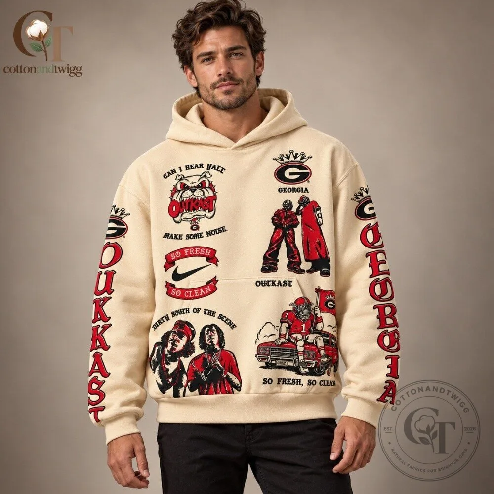 Nike x Class Trip x UGA x Outkast Senior Hoodie Special - Georgia Bulldogs Hip-Hop 5 Untitled capture #35459