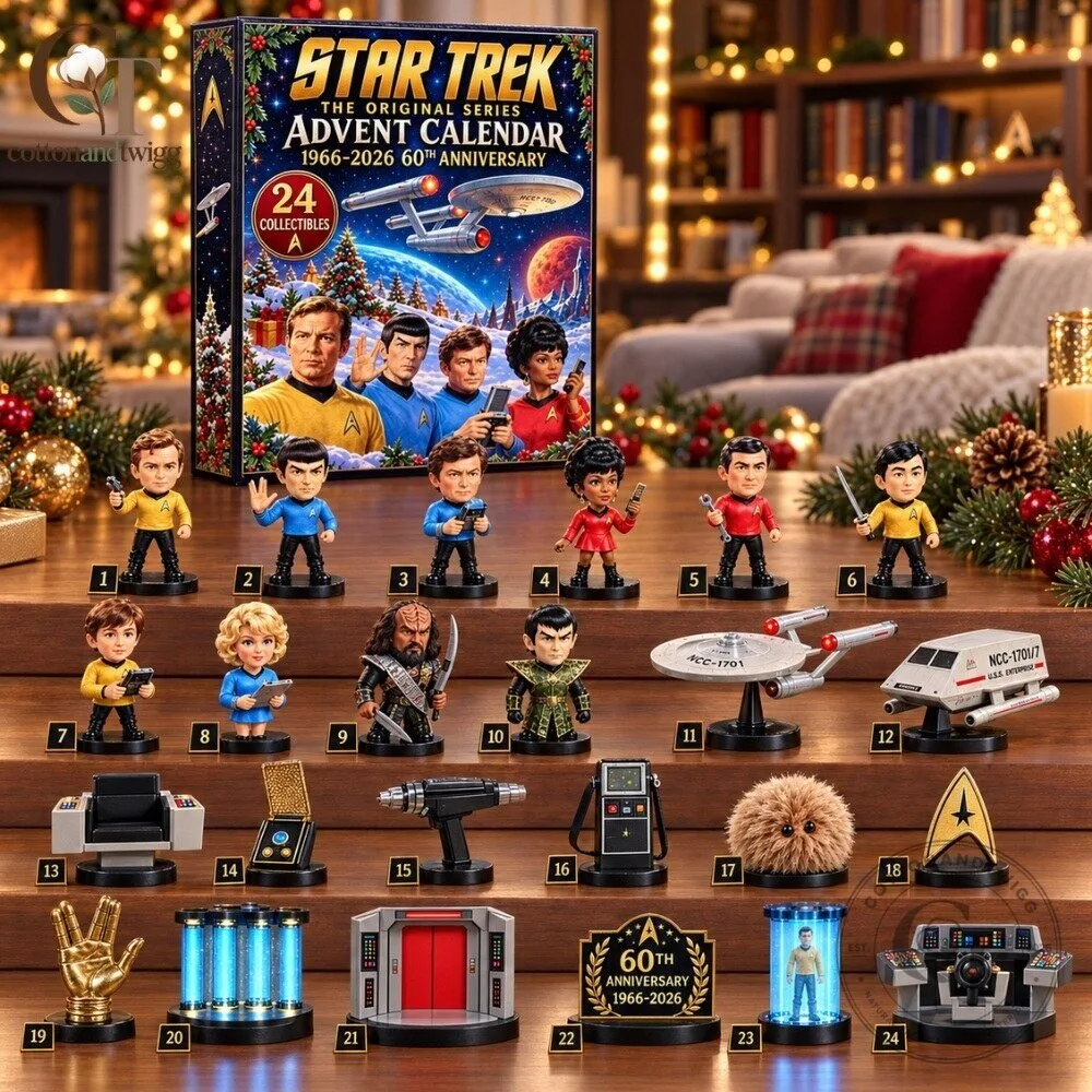 Star Trek The Original Series 60th Anniversary Advent Calendar 2026 Countdown Box