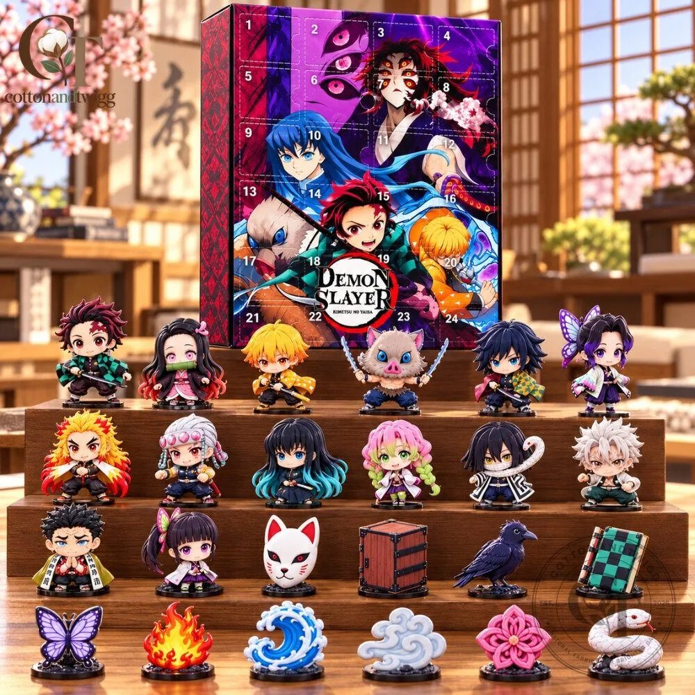 Demon Slayer Advent Calendar 2026 - 24 Days Of Anime Christmas Countdown Box