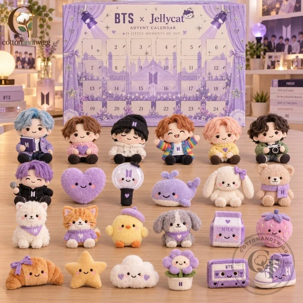 BTS x Jellycat Advent Calendar 2026 Special Edition 4 BTS x Jellycat Advent Calendar 2026 Special Edition