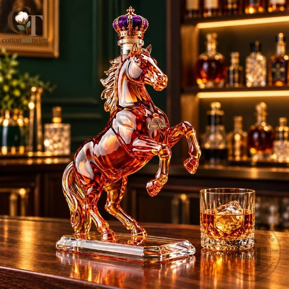 Crown Royal Horse Decanter 2026 Gift Christmas Decor