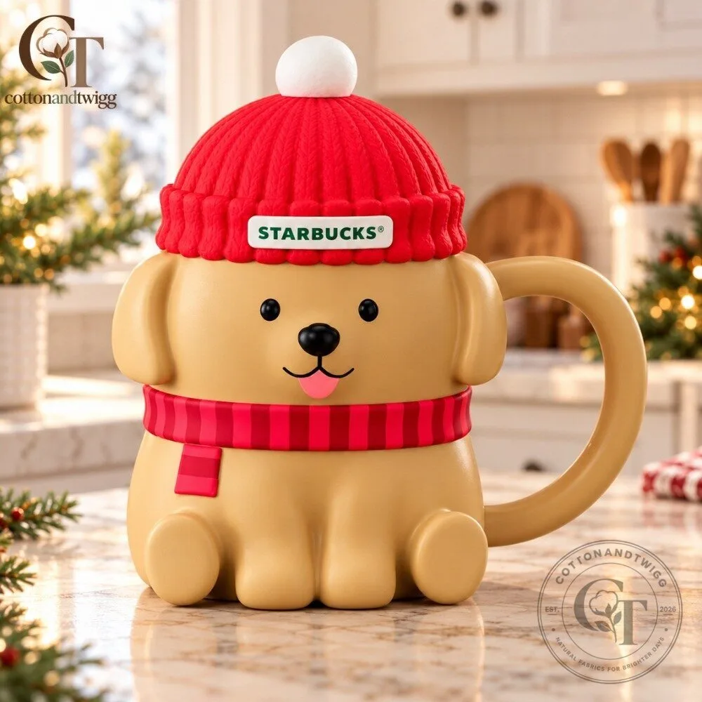 Starbucks Freddie Dog Ceramic Mug 2026 Special Edition Christmas Decor 4 Starbucks Freddie Dog Ceramic Mug 2026 Special Edition Christmas Decor