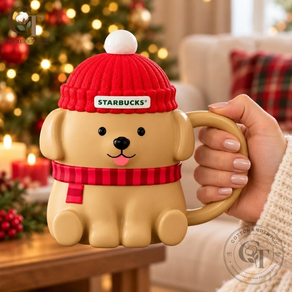 Starbucks Freddie Dog Ceramic Mug 2026 Special Edition Christmas Decor 5 Starbucks Freddie Dog Ceramic Mug 2026 Special Edition Christmas Decor