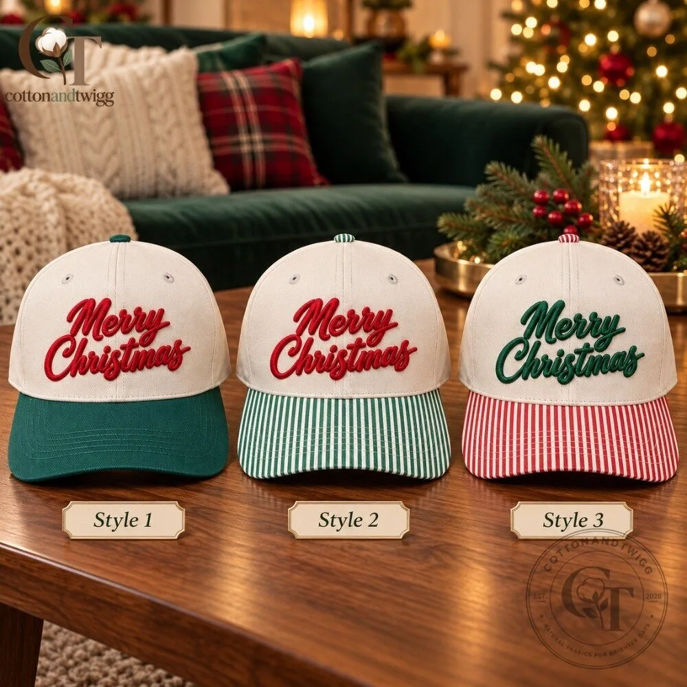 Merry Christmas Embroidered Hat 2026 Special 3 Merry Christmas Embroidered Hat 2026 Special