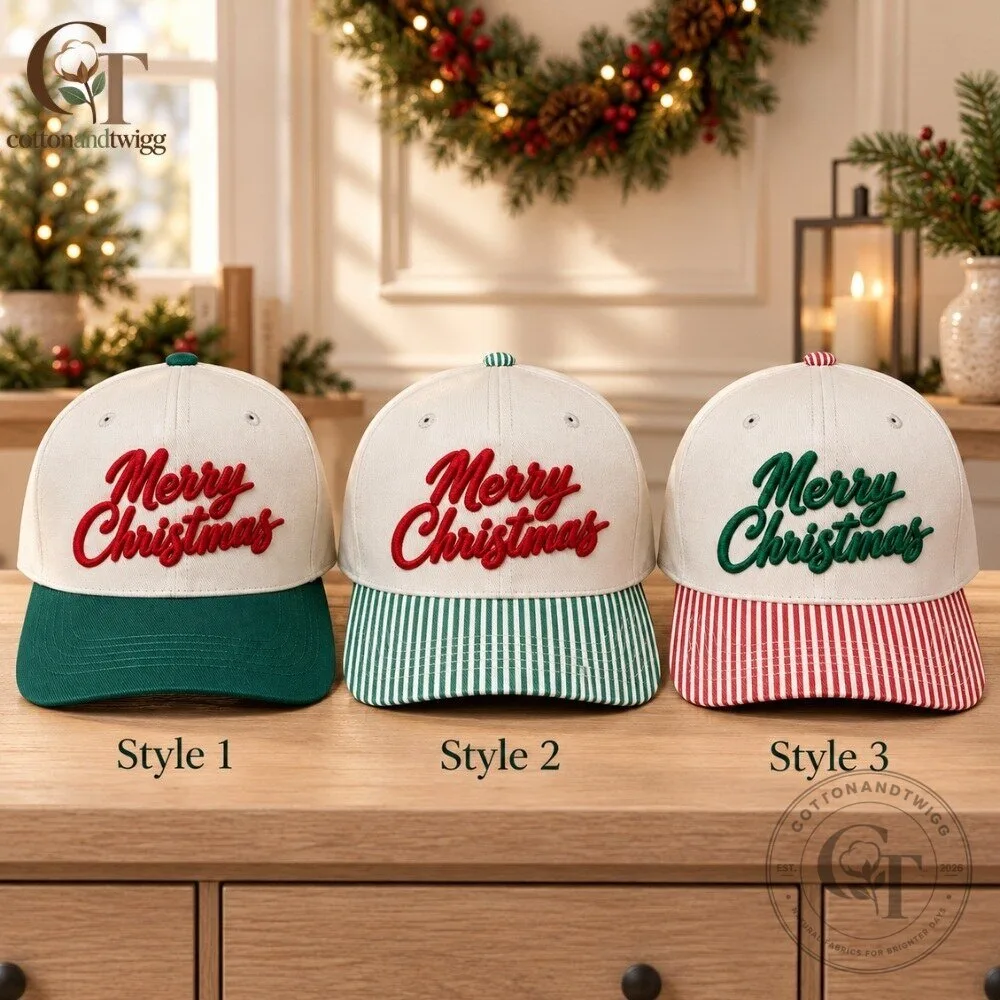 Merry Christmas Embroidered Hat 2026 Special 4 Merry Christmas Embroidered Hat 2026 Special